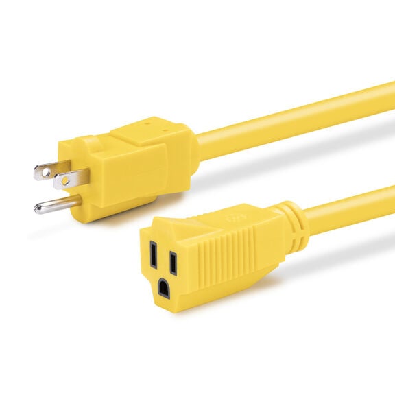 50' Heavy-Duty Extension Cord 15A 12/3 image number 1