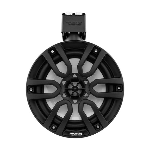 HYDRO 8" Marine Tower Speakers with Integrated RGB LED Lights, 375 Watts, Black image number 4