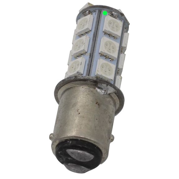 Double Contact Index Bayonet BAY15D-1157 LED Bulb, Green image number 2