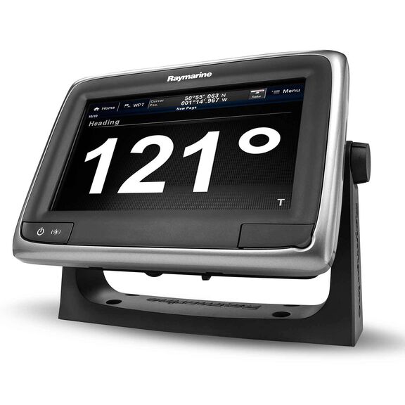 a78 Multi-Function Touchscreen Display with Built-in CHIRP Sonar and CHIRP Downvision&trade;, Wi-Fi and US C-MAP Essentials Charts, CPT-100 Transom Mount Transducer image number 2