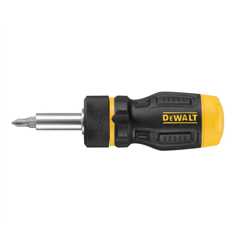 Dewalt MAXFIT Stubby Ratcheting Multi-Bit Screwdriver Set (7 pc.) | For Boats | by West Marine