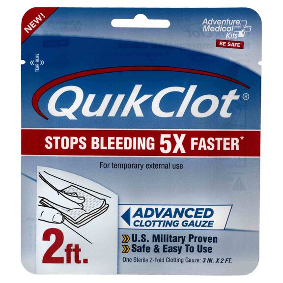 QuikClot&reg; Advanced Clotting Gauze, 3" x 24" image number 0