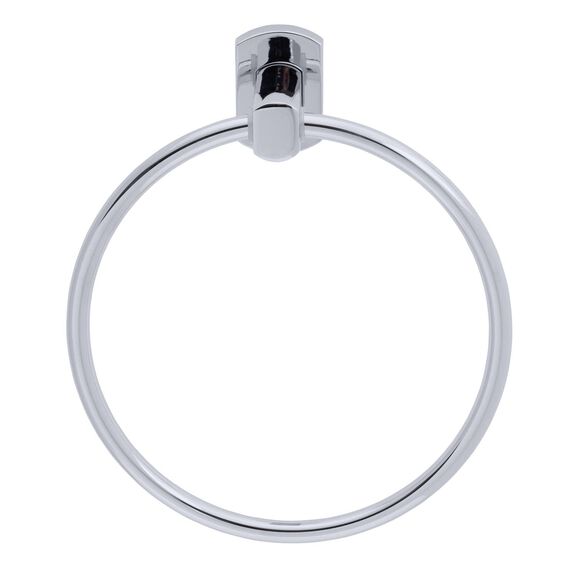 Miah Towel Ring Chrome image number 2