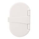 Aidack Transom Shower Hot/Cold Mixer, Warm White Cup & Lid, Small Warm White Sprayer, 10' White Rubber Hose, Chrome Aidack Handle image number 9