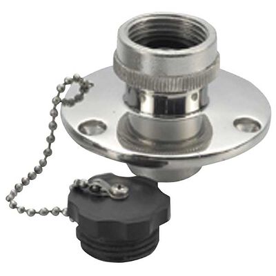 Water Inlet & Outlet Fittings, 3/4"GHTF with Cap