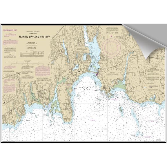 Niagara River Decorative Nautical Chart image number 0