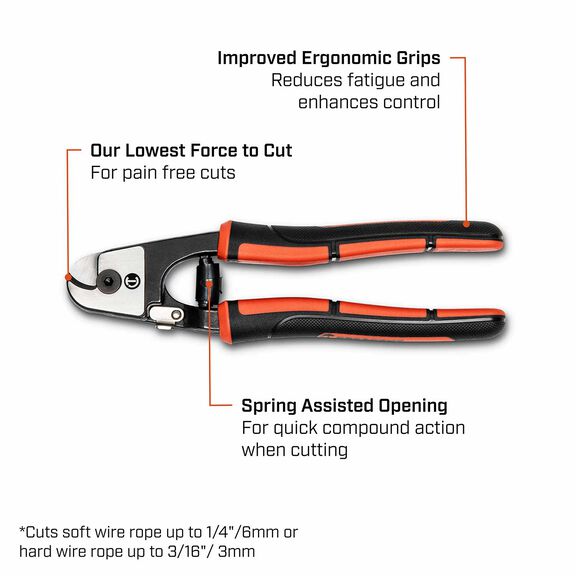 7 1/2" Wire Rope & Cable Cutter image number 3