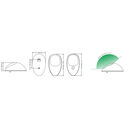 SEAFLO Pair of Vertical Mount Red/Port & Green/Starboard LED Navigation Lights, 316 Stainless Housing, 2 Nautical Miles Visibility (05-Series) image number 1