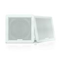 FM-65SW Flush Mount 6.5" Square Marine Speakers image number 0