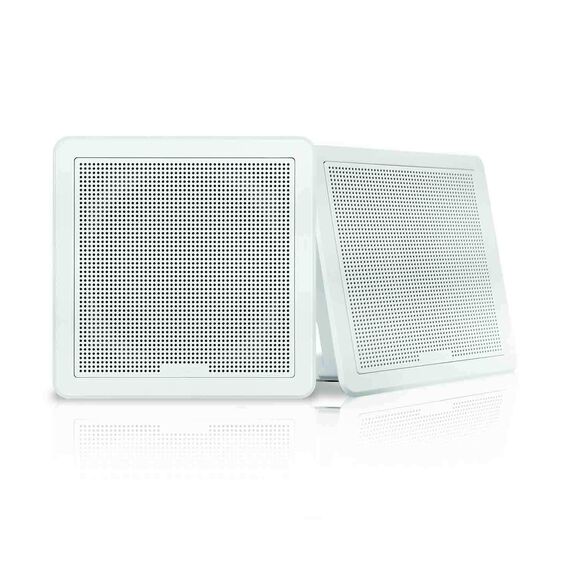 FM-65SW Flush Mount 6.5" Square Marine Speakers image number 0