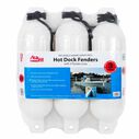 6.5" x 23" Hot Dock Fender, 3-Pack, White image number 0