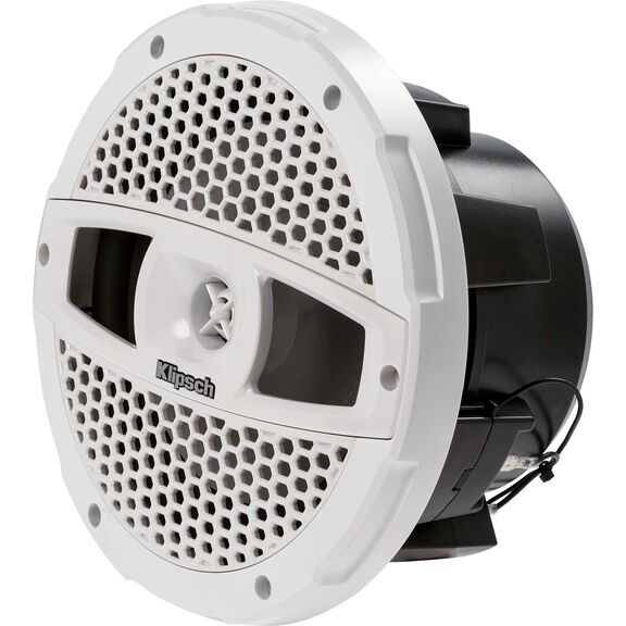 KMS850AWL 8.50" Marine Coaxial Speakers, White Colored Grilles with RGB LED Illumination image number 6