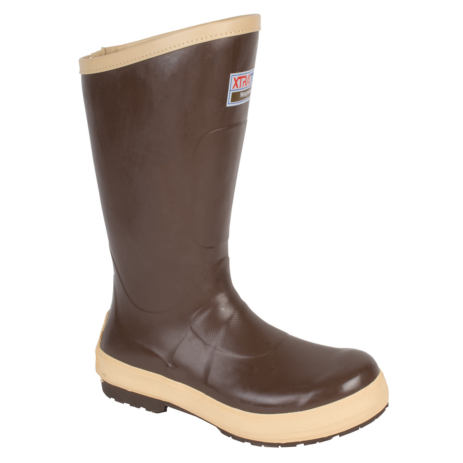 XTRATUF 22170G/10 Pull-On Boots,Sz 10,6" H,Brown,Plain,PR 
