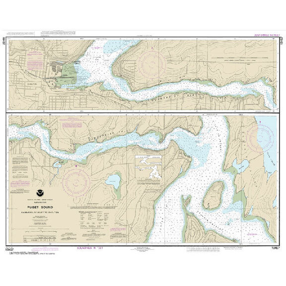 #18457 Puget Sound Hammersley Inlet to Shelton image number 0