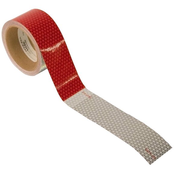 30' White/Red Conspicuity Roll image number 0