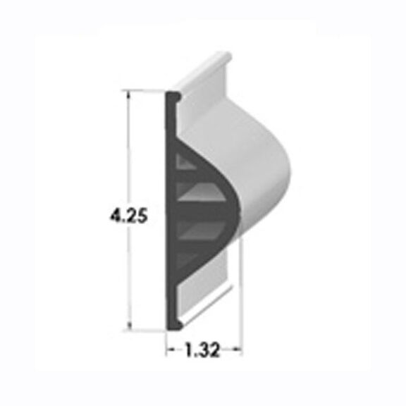 Dock Pro Premium Side Guard, 10' Straight, Black image number 1