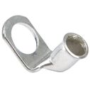 6 AWG 90 Degree Tinned Copper Lug, 3/8" Stud Size, 2-Pack image number 1