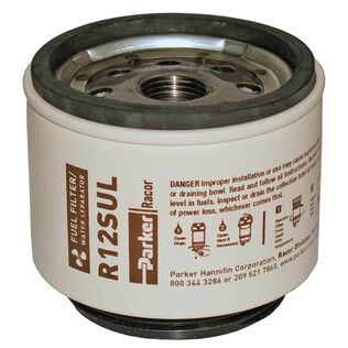R12SUL Spin-On Fuel Filter/Water Separator For Series 120RMAM, 2 Micron