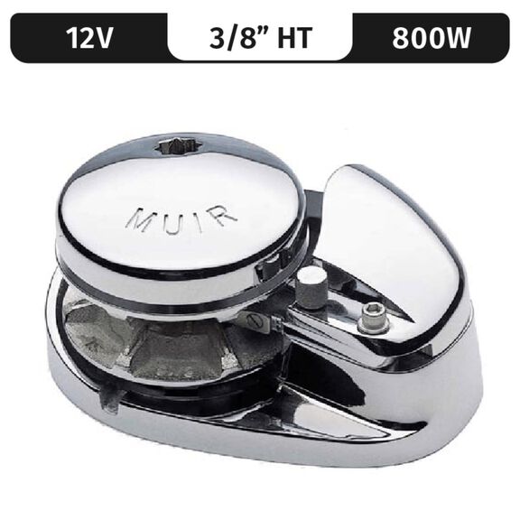 Muir Sailor 850 Low-Profile Windlass, 3/8" HT (G4), 12V DC, 1000W image number 0