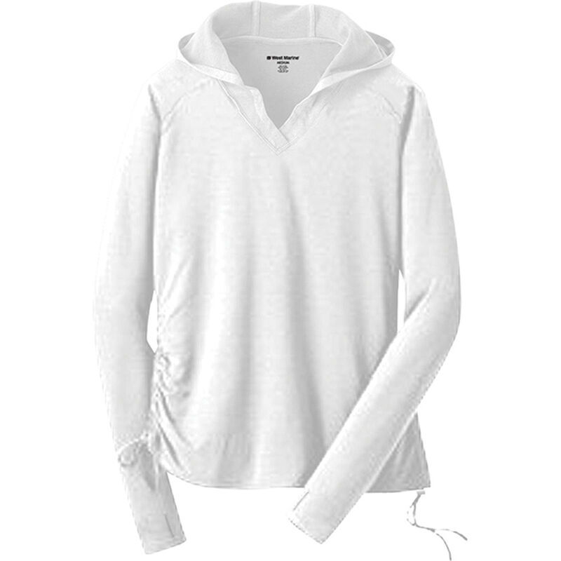 Women's Swell Hoodie, Bright White, XS West Marine
