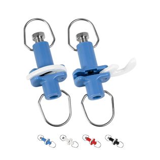 BLUEWING Progressively Tunable Premium Outrigger Release Clip, Blue, 2pcs