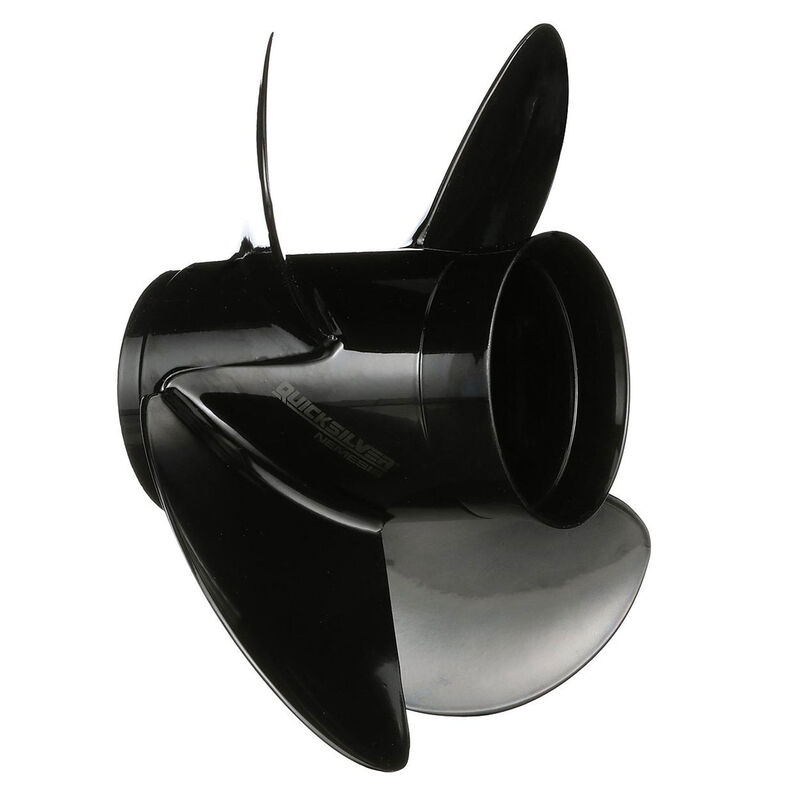 Quicksilver Nemesis 4-Blade Aluminum Propeller, 14" dia x 23" pitch, Right Hand | by West Marine