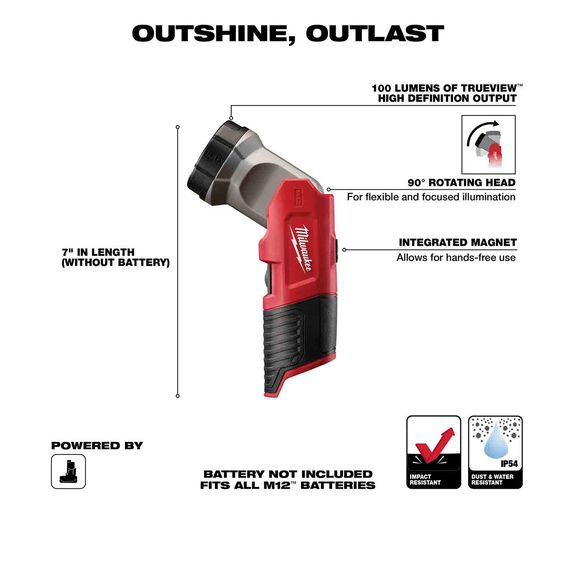 M12&trade; Cordless LED Work Light image number 1