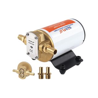 SEAFLO 24V Self-Priming Gear Pump, 3.2 GPM for Diesel, Oil, Lubricants, Fuel Scavenge & Machinery Transfer