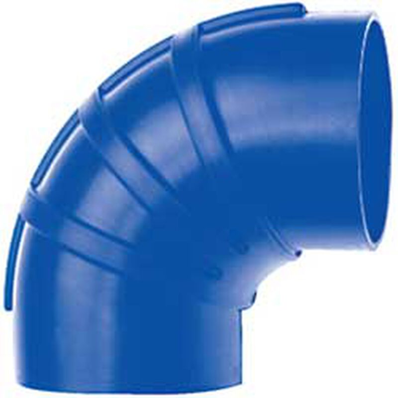 90 Degree Silicone Exhaust Elbow Connector, 6" image number 0