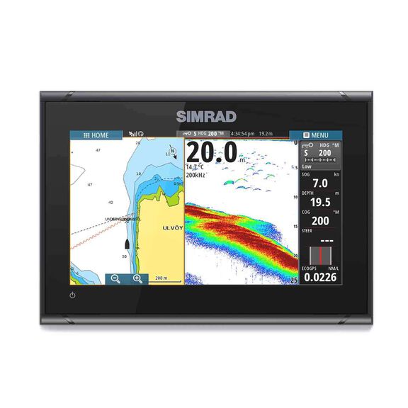 GO9 XSE Multifunction Display Bundled with TotalScan&trade; Transducer, Navionics+ Mapping & Broadband 3G&trade; Radar image number 5