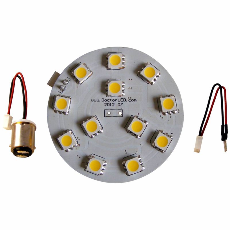 DR. LED Warm White Surface Mount Dome Light Conversion LED Kit West