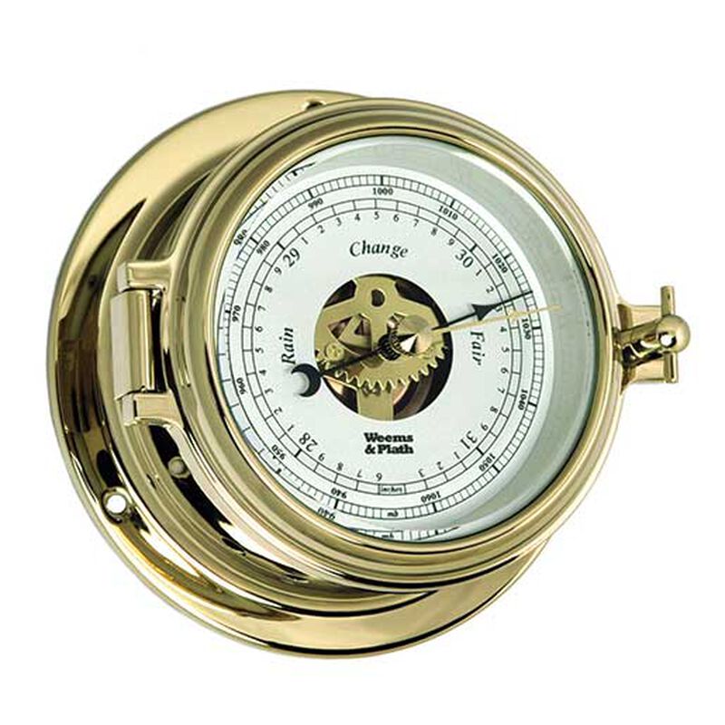 Endurance II 105 Open-Dial Barometer, Brass image number 0