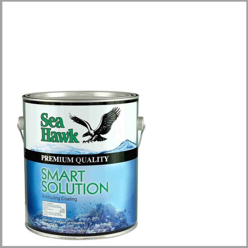 SEA HAWK Smart Solution Antifouling Paint, White, Gallon West Marine