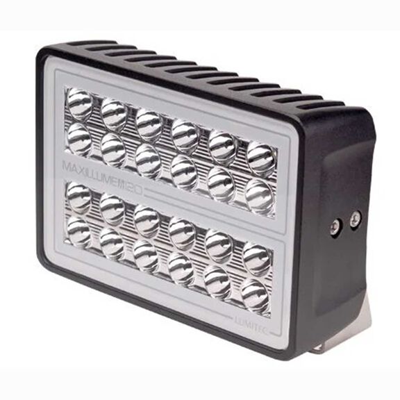 Maxillume h120 Trunnion Mount LED Floodlight, 12,000 Lumen, White Dimming, Black Housing image number 1