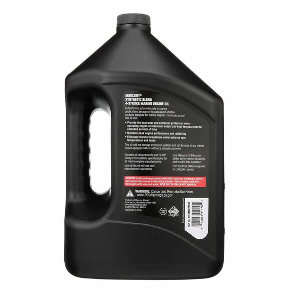 SAE 25W-40 Synthetic Blend 4-Stroke Marine Engine Oil image number 1