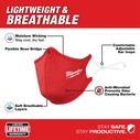 Red 2-Layer Face Mask, 1 Pack image number 1