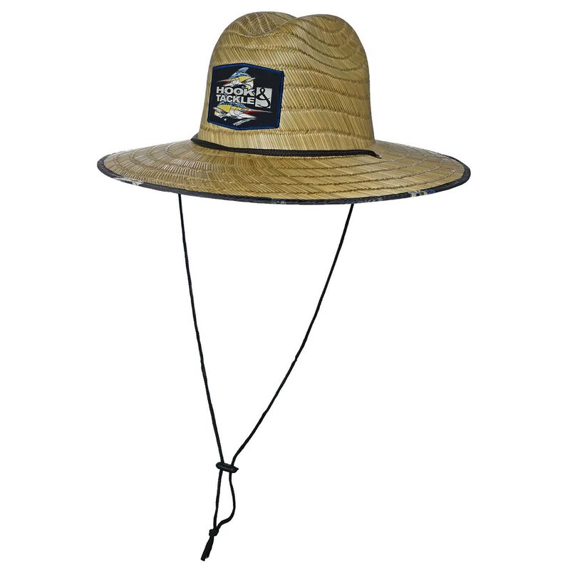 HOOK & TACKLE Marlin Lifeguard Straw Fishing Hat West Marine