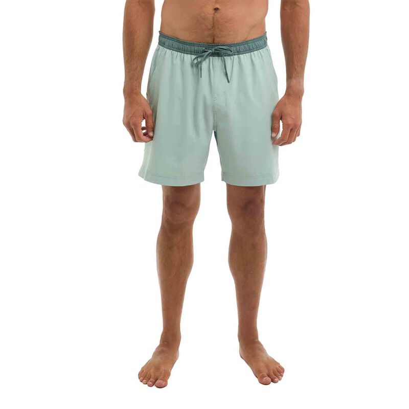 Pelagic Men's Leiday Swim Trunks, in Sage, Size Medium | by West Marine