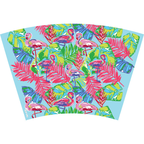24 oz. Bright Flamingo Tumbler with Lid image number 1