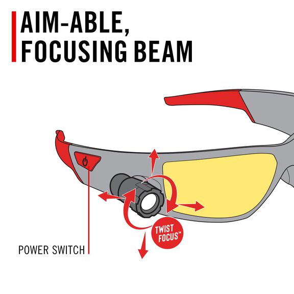 SPG500 Rechargeable Safety Glasses image number 6