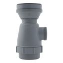 2" Drain, Trap Sink Drain, 1-1/4"-M Thread,  w/Strainer, w/Chain Stopper Ultra-Mirror Finish image number 1