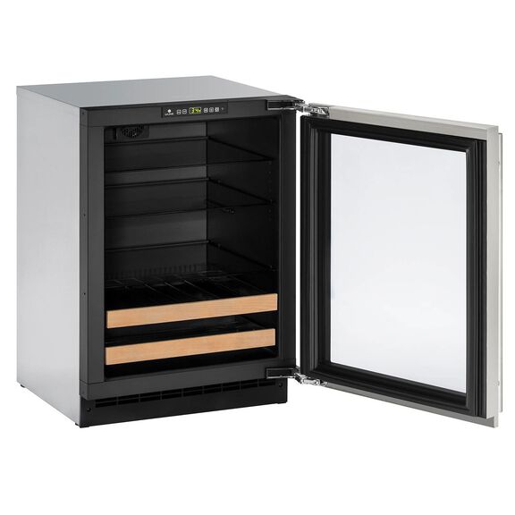 24" Stainless Beverage Center, LHH Lock image number 2