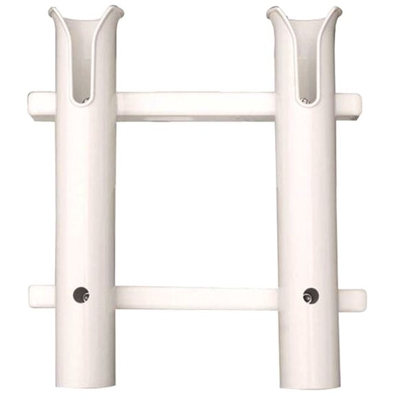TACO MARINE Surface Mount 2-Rod Deluxe Poly Rod Holder