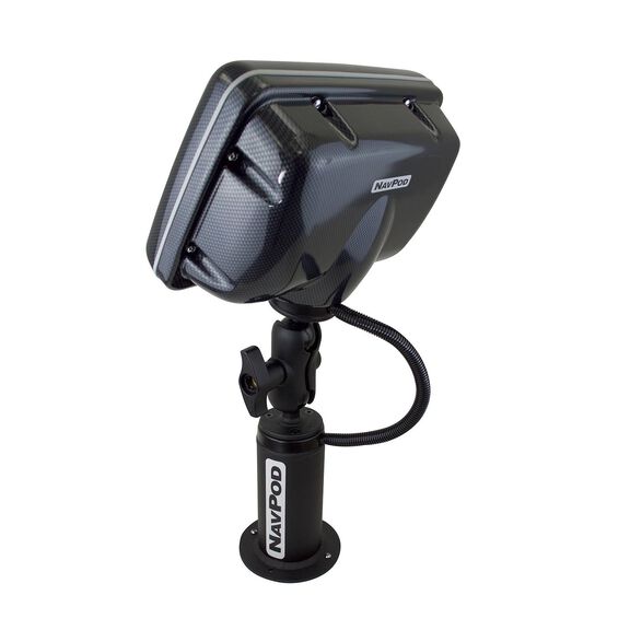 PedestalPod with RAM Mount Pre-Cut for Humminbird 1100 Series 10.4", 1199ci and 1159ci (Carbon Series) image number 0