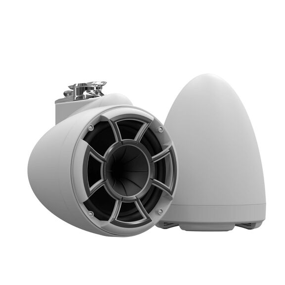 Wet Sounds REV 8 White Special Edition Revolution Series 8" Matte White Tower Speakers with Swivel Surface Mounts (SXM) (Pair) image number 0