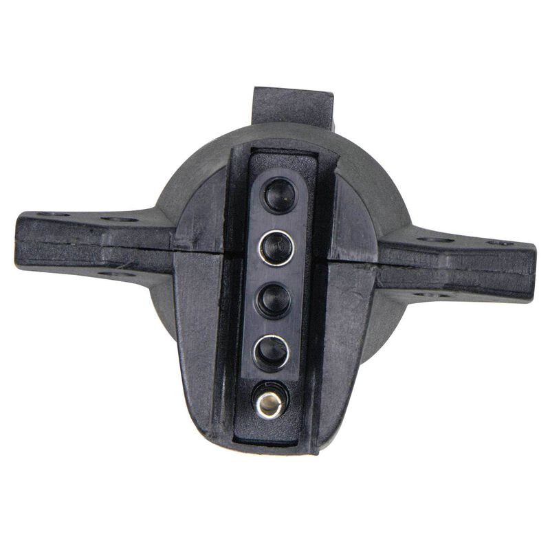 7 to 5-Way Round-to-Flat Trailer Plug Adapter image number 0