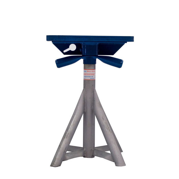 18" to 25" Flat Top Galvanized Powerboat Stand image number 0