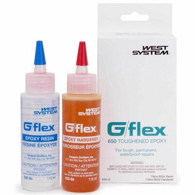 G/flex 650-8 Liquid Epoxy, Resin and Hardener