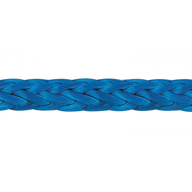 SAMSON ROPE 7/16 AmSteel-Blue Dyneema Single Braid, Blue