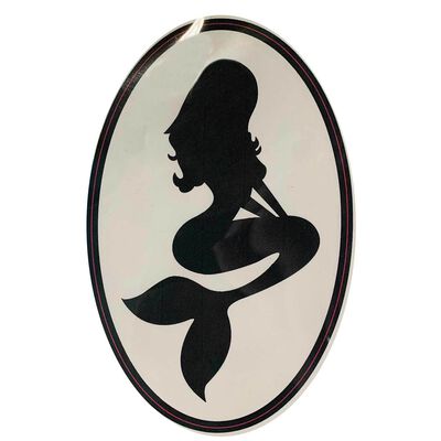Mermaid Removable/Restickable Boat Sticker